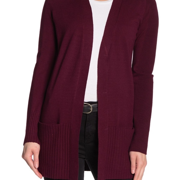 Devotion By Cyrus Ribbed Sleeve Cozy Cardigan - Picture 7 of 14